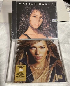 Mariah Carey 1st CD Sealed And Jennifer Lopez JLo New 2 Lot Unplayed Pop - Picture 1 of 6