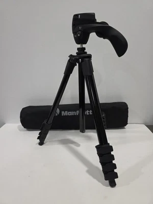 Manfrotto Compact Action MKCOMPACTACN-BK Ball Head Traveler Tripod Black 61" - Image 1 of 4