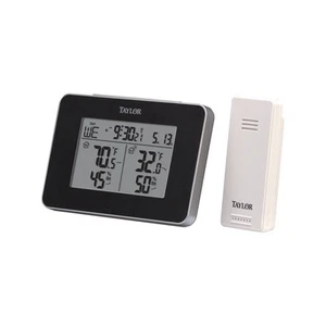 Lifetime Brands Electronic Digital Weather Forecaster with Alarm Clock 1731 - Picture 1 of 3