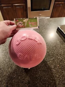 Jolly Pets Bounce and Play Ball Dog Toy Large Pink. Item #161 - Picture 1 of 2