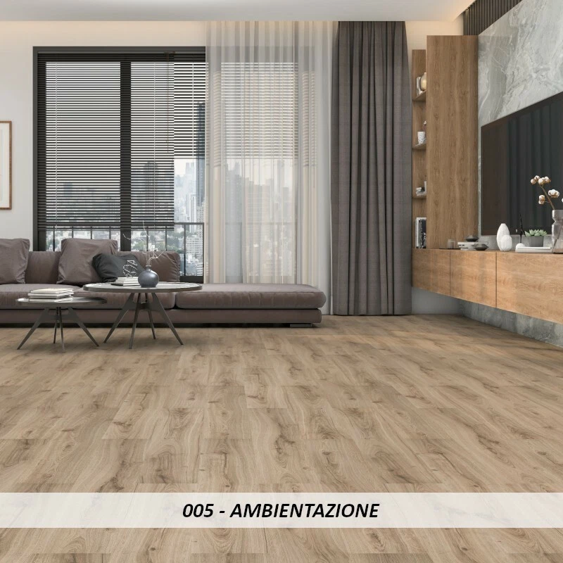 PAVIMENTO LAMINATO 8 MM TEAK GRIGIO RUSTICO 2,131 MQ - Foto 9