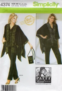 Patty Reed Jacket Pants Top Sewing Pattern U-Pick Sz XXS-XXL Simplicity 4374 OOP - Picture 1 of 3