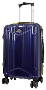 Hartschalen Koffer Trolley Reisekoffer Reisetrolley Handgepäck Haimar Blau Gr. M - Bild 1 von 6