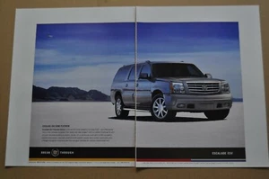 2005 CADILLAC ESCALADE 2-page advertisement, Escalade ESV, Platinum edition - Bild 1 von 3