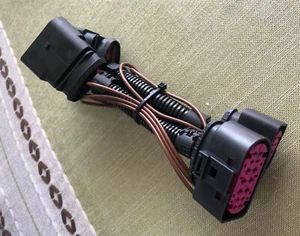 Retrofit Headlight adaptor cable halogen to xenon led DRL For vw Golf 6 GTI mk6 - Picture 1 of 4