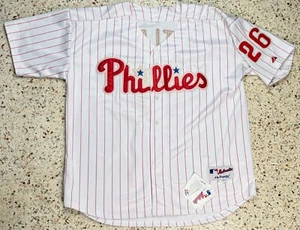 Majestic MLB Philadelphia Phillies #26 Chase Utley Baseball Jersey Size 50 - Picture 1 of 9