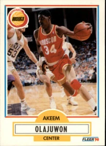 1990-91 Fleer #73 Hakeem Olajuwon - NM-MT - Picture 1 of 2