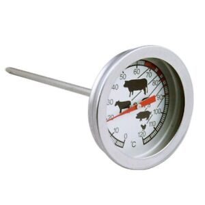 Küche Thermometer Temperatur ABS Analog Braten Edelstahl Fleisch Küche