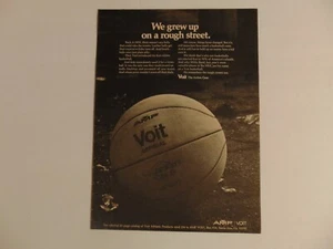 1971 Voit Tough Street Basketball Vintage Kunstdruck Anzeige - Bild 1 von 1