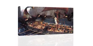Ulysses And The Sirens, Waterhouse - CANVAS OR PRINT WALL ART - Bild 1 von 2