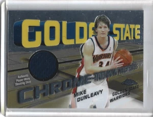 2004-05 Topps Chrome Chrome-Town Heroes Relic #CTH-MD Mike Dunleavy (633/985) - Picture 1 of 2
