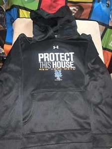 Boys Kids Under Armour New York Mets Protect This House Hoodie Sweatshirt Large - Picture 1 of 3