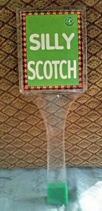 Vintage ~ Scotch de Silly Acrylic Tap Handle Collector - Home Bar - Man Cave - Picture 1 of 7