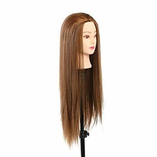 Mannequin Head, Makeup Hairdresser Training Head Cosmetology Doll Head Blond