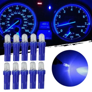 Blue Light T5 Instrument Cluster Panel Gauge Dash LED Bulbs Light 74 70 37 2721 - Picture 1 of 12