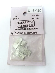 Detalles de modelos Kerroby escala O, 4 x placas de circuito de metal blanco. Parte #OD10 - Imagen 1 de 3