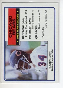 Tarjeta de fútbol americano Topps Walter Peyton 1983 #28 EX - Imagen 1 de 1