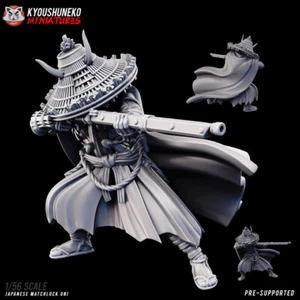 Miniatura Samurái Feudal Japonés Matchlock Oni, Fantasy Wargames - Imagen 1 de 1