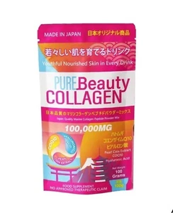 Pure Beauty Collagen 100,000mg Made In Japan - Picture 1 of 11