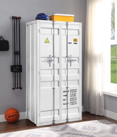 ACME Cargo Wardrobe (Double Door), White 37889 Cover