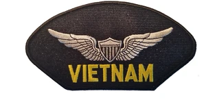 Army Aviator Wings W/Vietnam Patch - Great Color - Veteran Owned Business - Picture 1 of 1