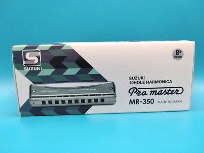 Suzuki Promaster VALVED Diatonic Harmonica (MR350V) NEW - 13 KEYS