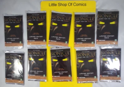 Bionicle Quest For The Masks Edición Limitada 10X (Diez) Booster Packs TCG Foto 1 de 3