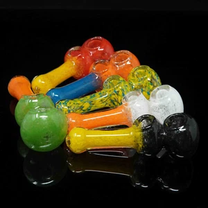 5 Zoll handgefertigte bunte berauschende Doppelschale Rauchschale Glaspfeifen - USA Verkäufer - Bild 1 von 18