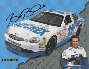 Signed Autographed BRETT BODINE NASCAR Racing 8.5 x 11 Photo w/COA - Picture 1 of 2