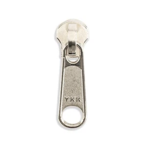 50pc YKK Slider Long Pull Non-Lock Slider Fit Metal Zipper Teeth #3,4.5 - Picture 1 of 6