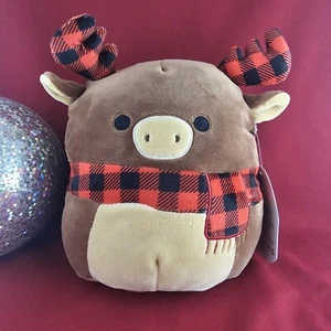 Squishmallow ALFRED ELCH 7-8 Zoll Winter Plüsch - Bild 1 von 4