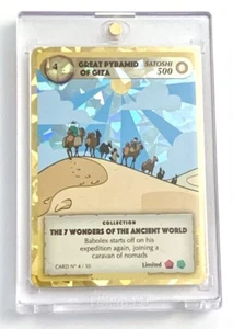 Babolex Karte 4/50 | Große Pyramide von Gizeh 4/7 | Vincent Faudemer 2021 US EN - Bild 1 von 1