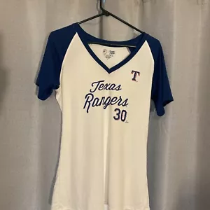 NEW MLB TEXAS RANGERS WOMENS JERSEY #30 NATHANIEL LOWE - Picture 1 of 6