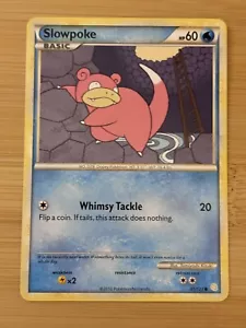 Slowpoke 8/123 HeartGold SoulSilver Regular Common Pokémon Karte TCG - Bild 1 von 2