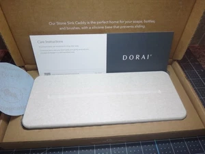 Dorai Home Sink Caddy - Water Absorbing Stone Tray - Sandstone Color - Picture 1 of 3
