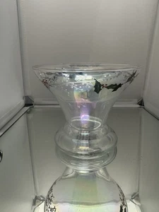 Bath & Body Works Weihnachten IVY HOLLYBERRIES IRISIEREND Glas SCHALE RAR - Bild 1 von 7