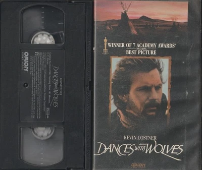 Dances with Wolves (VHS, 1993) Kevin Costner, Mary Donnell, Kirk Baltz, Graham G - Image 1 of 3