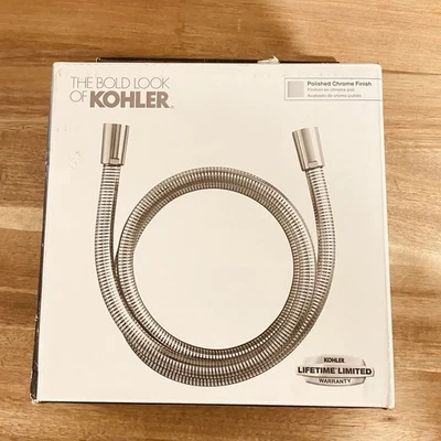 Kohler Hand Shower Hose Awaken 60" Smooth Polished Chrome Brand New - Image 1 of 4