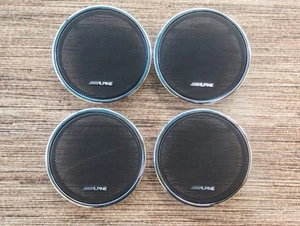 Jaguar XJ XJR VDP ALPINE door speaker grilles complete set of 4 X350 X358 - Bild 1 von 9