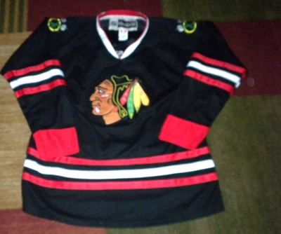 Blackhawks Reebok  NHL Jersey- NO NAME - Nice cond-Looks to be not worn-Size 54 - Image 1 of 3