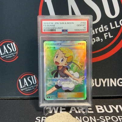 2018 POKEMON SUN & MOON FORBIDDEN LIGHT #128 FA/BONNIE PSA 10 Gem Mint - Image 1 of 2