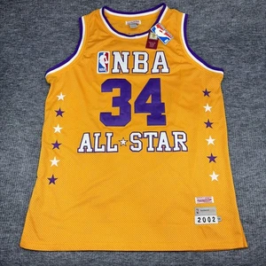 Camiseta Mitchell & Ness NBA 2002 All Star 'Shaquille O'Neal #34' - Talla 54 - ¡Nueva! - Imagen 1 de 11