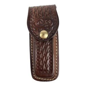 Funda Vintage Case XX Plegable Hunter Funda Cuero Marrón SOLO - Imagen 1 de 5