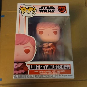 Funko Pop! TV The Mandalorian - Luke Skywalker con figura de vinilo Grogu - Imagen 1 de 6