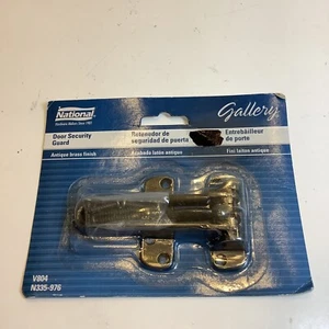 National Hardware N335-976 V804 Door Security Guard, Dark Antique Brass, New - Picture 1 of 2