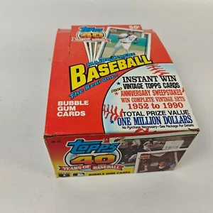 1991 Topps MLB Baseball Trading Bubblegum Card Empty Box Store Display ! - Picture 1 of 7