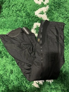 Vtg 1990s Gore-Tex Pants Made USA Ski Rain Work Snow Black Thinsulate Large - Picture 1 of 7