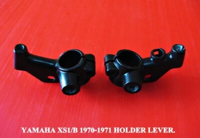 Fit YAMAHA XS1/B 1970-1971 HOLDER LEVER RH&LH SET #BI1633# Foto 1 de 4
