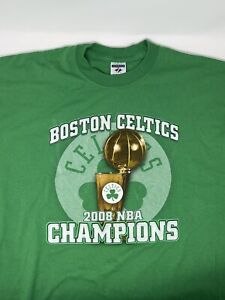 Vintage 2008 Boston Celtics NBA Champions Jerzees T Shirt (XL)