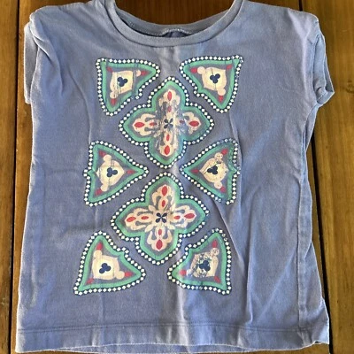 Tea Collection Girls Size 5 Purple T Shirt - Image 1 of 3